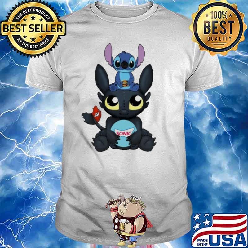 Toothless and Stitch SONIC DRIVE-IN shirt