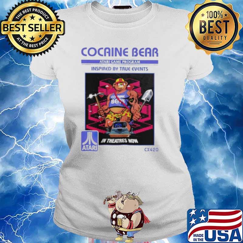 Top cocaine Bear inspired by true events in theatres now s Ladies tee