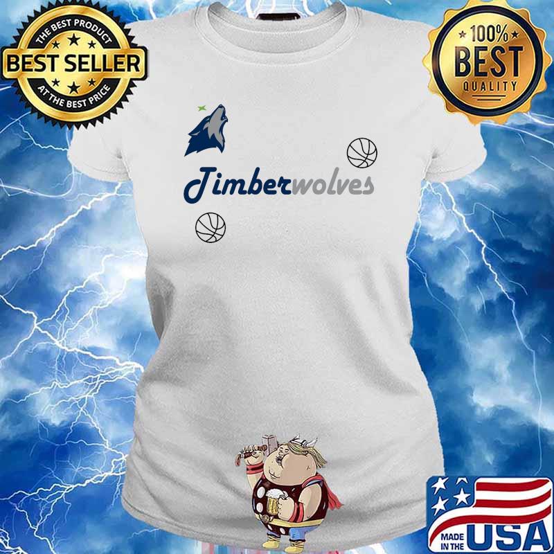Top timber wolves sport basketball s Ladies tee