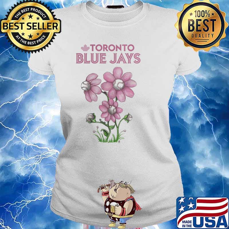 Toronto Blue Jays baseball flower s Ladies tee