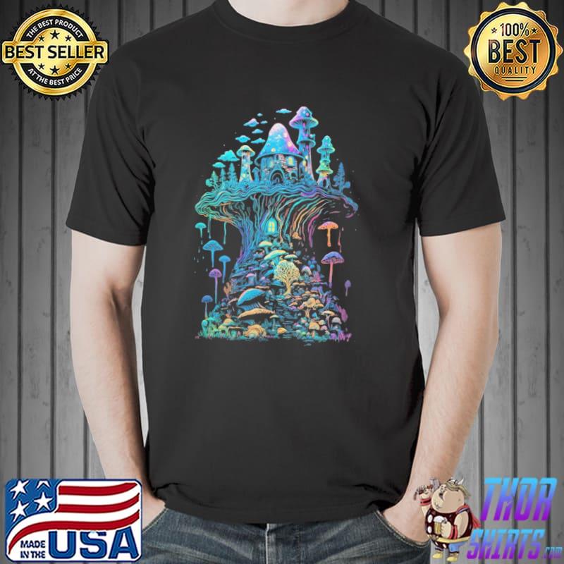 Trippy Mushroom house shirt