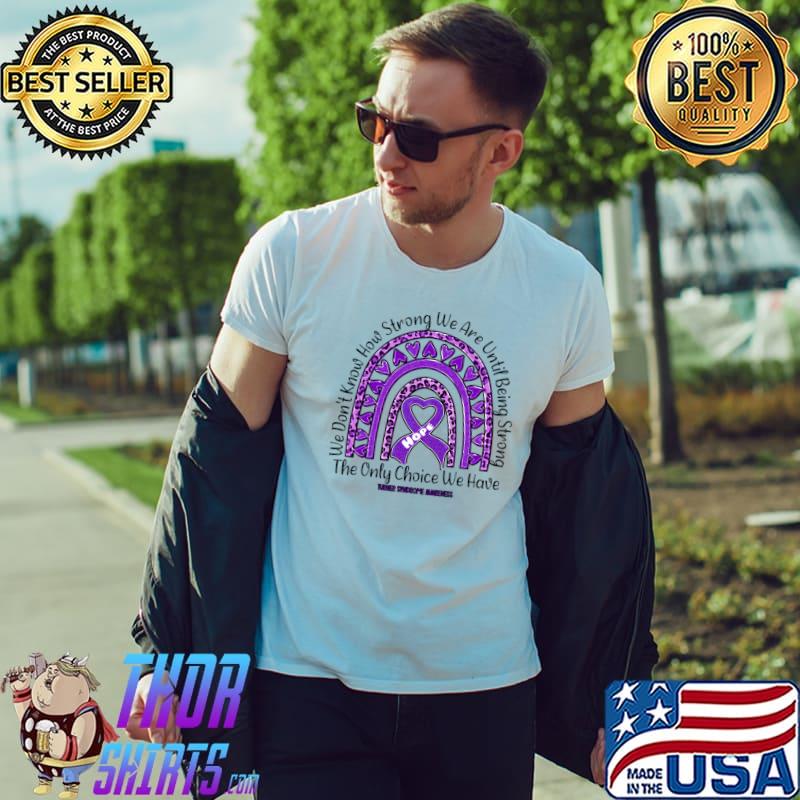 Turner Syndrome Awareness Awareness -Rainbow Leopard Ribbon Strong T-Shirt