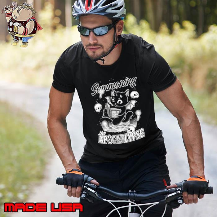 Cat Summoning The Apocalypse Black Magic T-Shirt