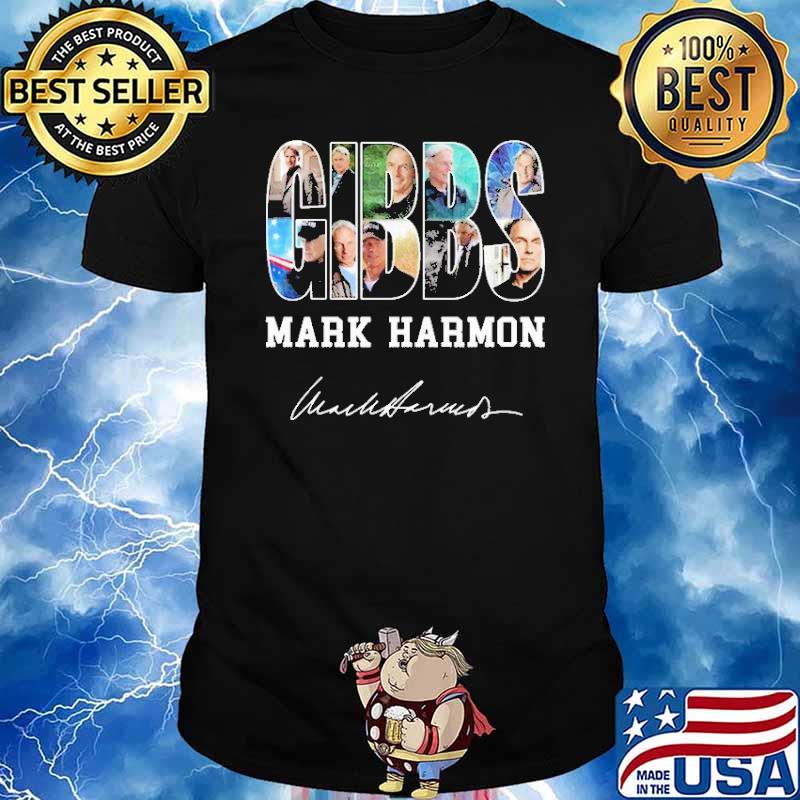 Gibbs Mark Harmon signature shirt