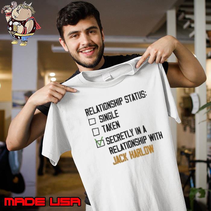 Jack Harlow Lovers relationship status secretly a relationship shirt