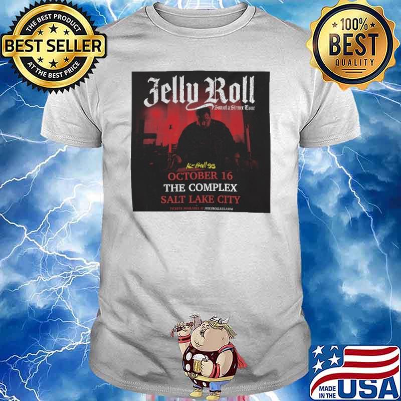 Jelly roll tour october 16 the complex salt lake city shirt