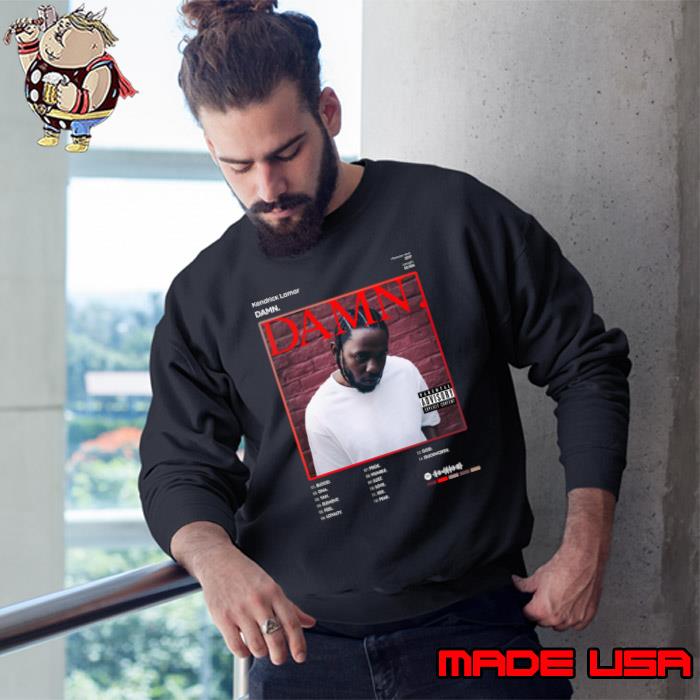 Marco Polo hver gang damper Kendrick Lamar Damn Tracklist Album Rapper American T-Shirt, hoodie, sweater,  long sleeve and tank top