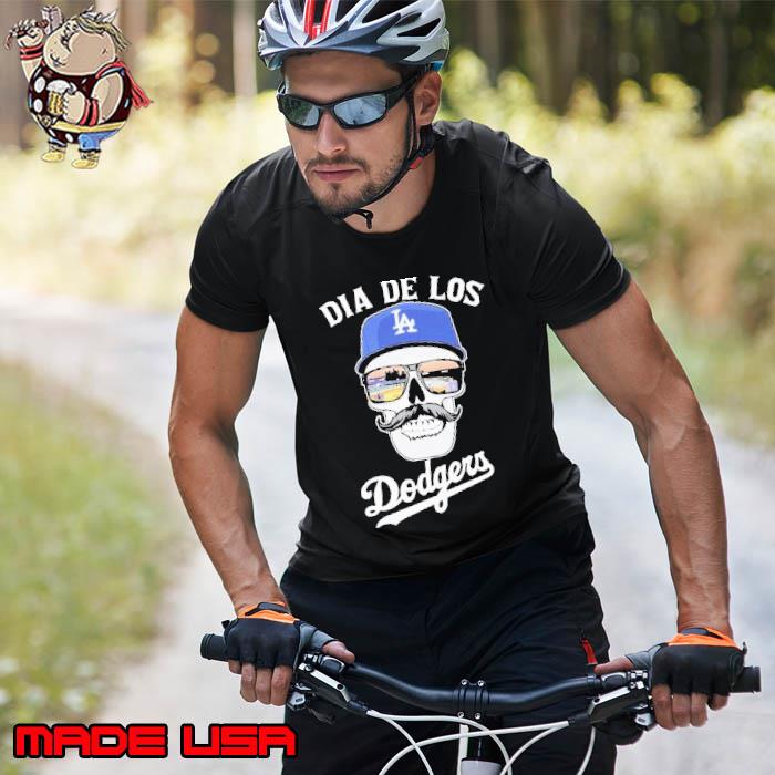 Skull Man Sunglasses Dia De Los Los Angeles Dodgers Shirt, hoodie