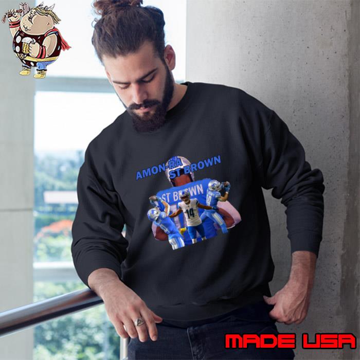 Amon-Ra St. Brown Detroit Lions signature 2023 shirt, hoodie, sweater, long  sleeve and tank top