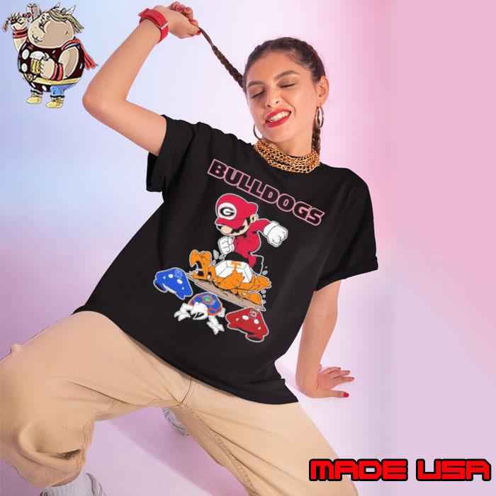 Bulldogs super mario s Ladies tee