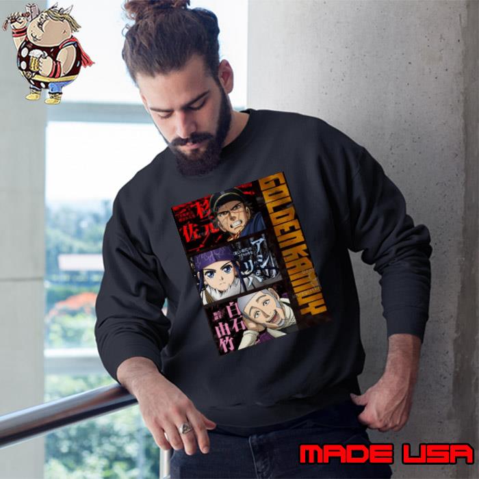 Golden Kamuy Characters Anime Poster Shirt Sweatshirt