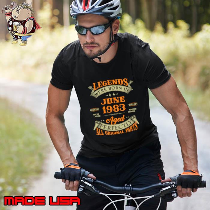 Legend Were Born In June 1983 40 Years Old 40th Birthday T-Shirt Unisex
