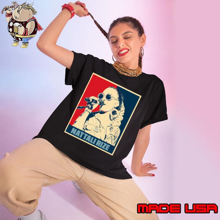 Nattali Rize Reggae Hope Poster an Australian-born record producer T-Shirt Ladies tee