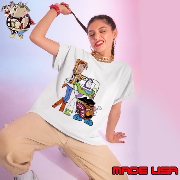 The House of Andy Toy Story Buzz Lightyear Woody Shirt Ladies tee