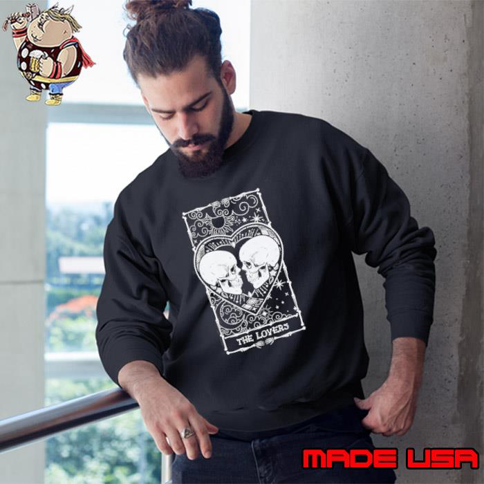 The Lovers Skulls Tarot Card Shirt