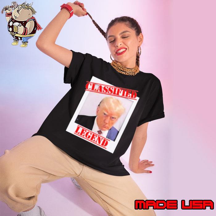 Trump Mugshot Classified Legend Poster shirt