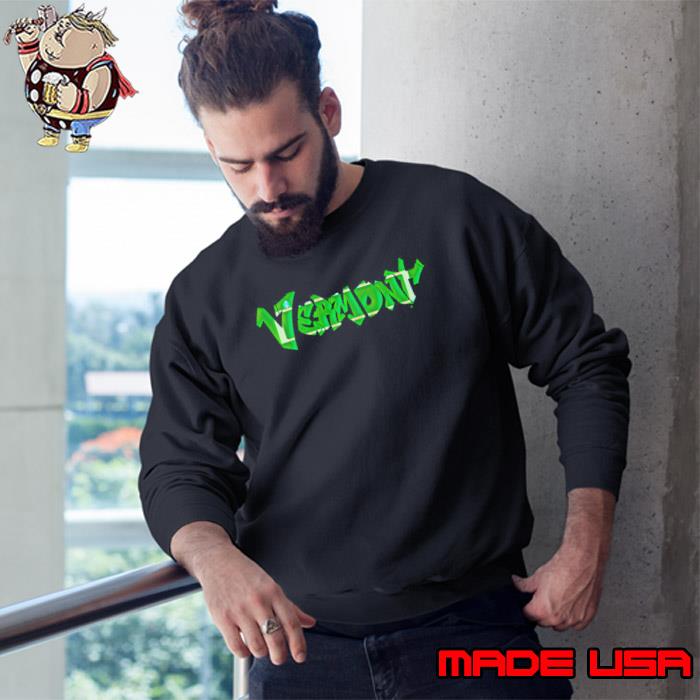 Vintage Vermont License Plate Graffiti Shirt Sweatshirt