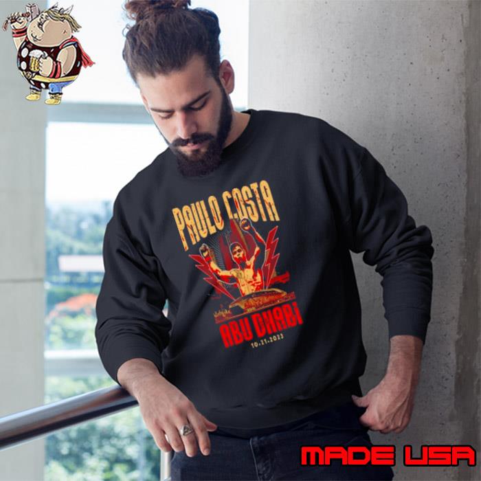 2023 Paulo Costa UFC 294 Etihad Arena Abu Dhabi Shirt
