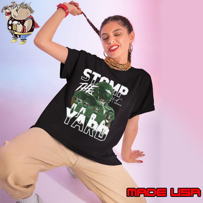 Stomp the yard AJ Brown Philadelphia Eagles shirt, hoodie, sweater and  v-neck t-shirt