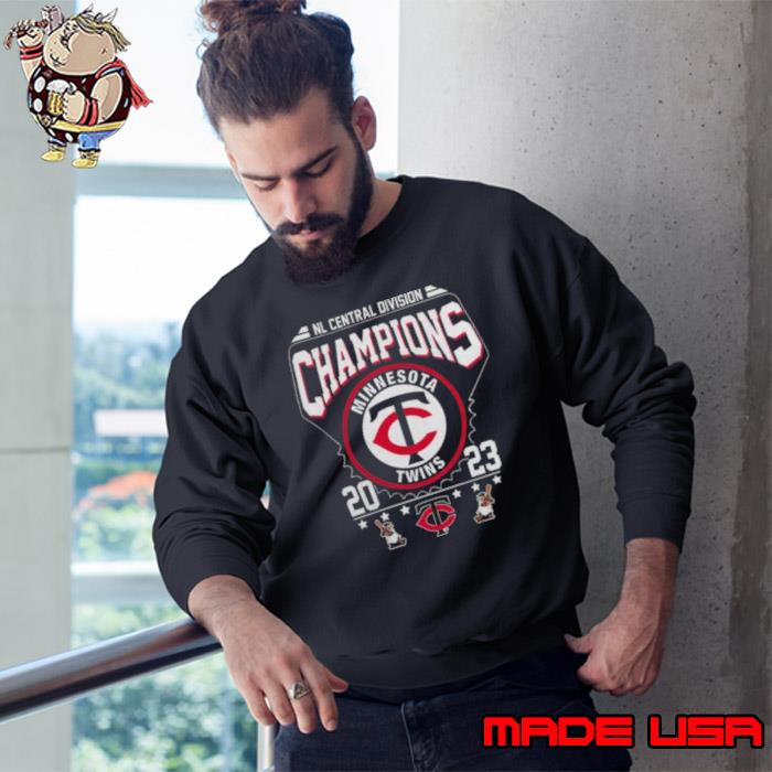 Official aL Central Division Champions 2023 Minnesota Twins Mascot Shirt,  hoodie, sweater, long sleeve and tank top