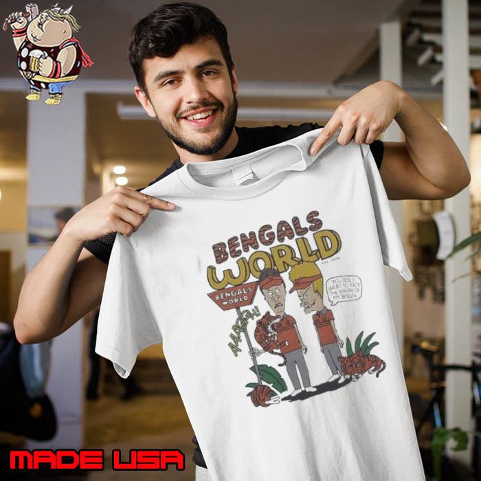 Cincinnati Bengals Beavis And Butthead Bengals World shirt, hoodie