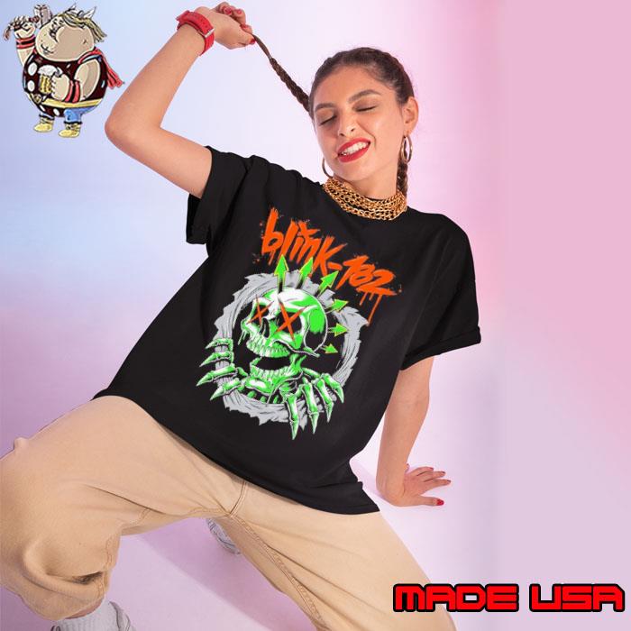 Blink-182 Punk Skeleton Shirt