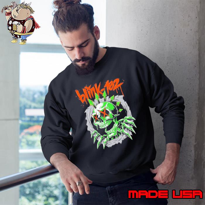 Blink-182 Punk Skeleton Shirt Sweatshirt