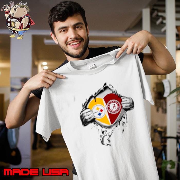 Blood Inside Me Pittsburgh Steelers And Alabama Crimson Tide 2023 s Unisex
