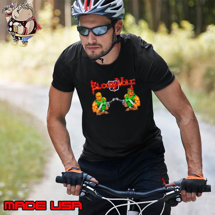 Bloody Wolf Turbografx 16 Title Screen Shirt Unisex