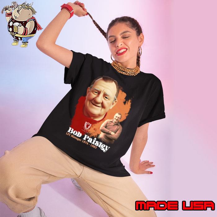 Bob Paisley LFC Manager 1974 1983 professional football manager T-Shirt Ladies tee