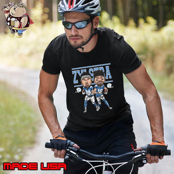 Brandon & Shane Zylstra Football Brothers Cartoon T-Shirt Unisex