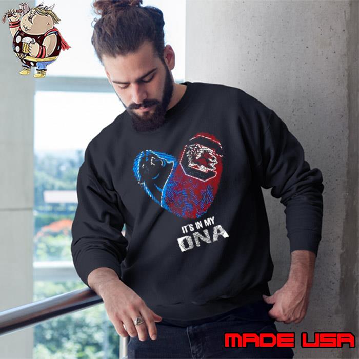 Carolina Panthers And South Carolina Gamecocks Heart It’s In My Dna 2023 s Sweatshirt