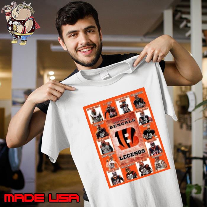 Premium Cincinnati bengals legends signatures 2023 shirt, hoodie, sweater,  long sleeve and tank top