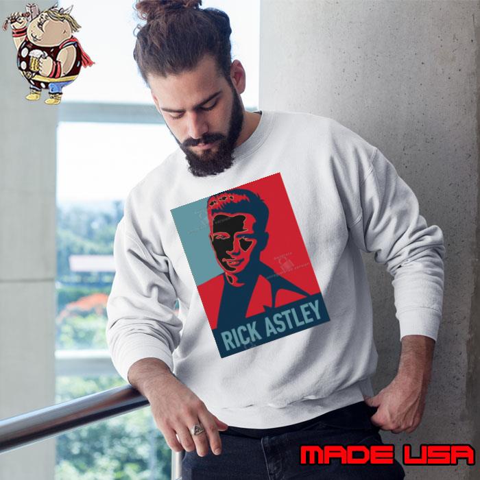Colored Rick Astley Poster Shirt