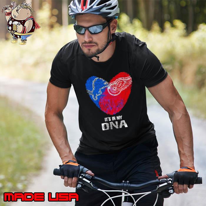 Detroit Lions And Red Wings Heartt It’s In My DNA 2023 Shirt Unisex