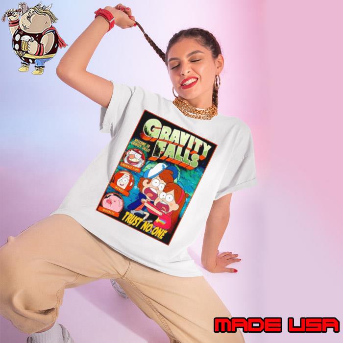 Disney gravity falls trust no one comic cover s Ladies tee