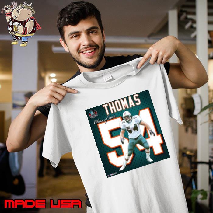 Dolphins Zach Thomas Class of 2023 Hall of Fame Impact Jersey