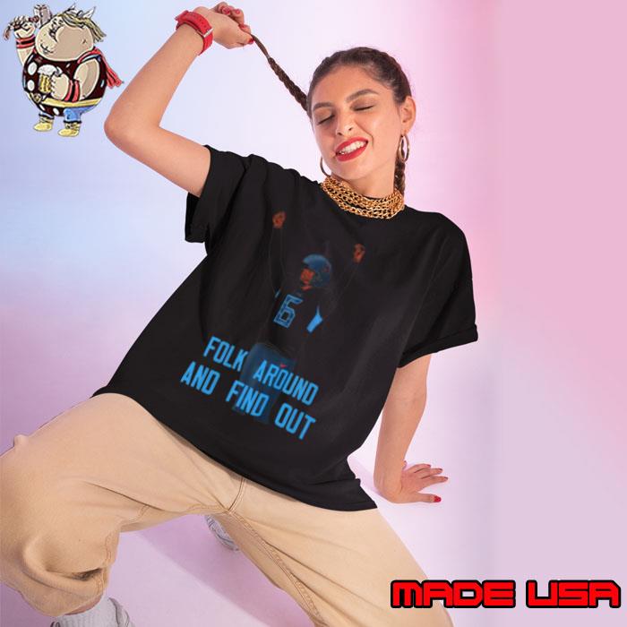 Folk around and find out art s Ladies tee
