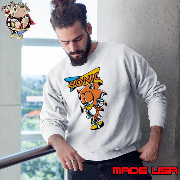 Garfield Sonic the hedgehog cartoon s Sweatshirt
