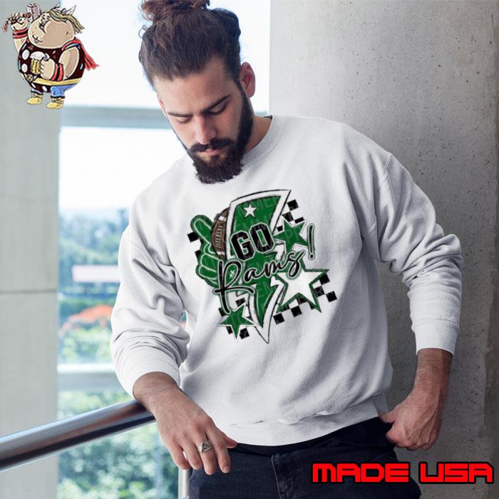 Go Rams Football Sublimation Design s Sweatshirt