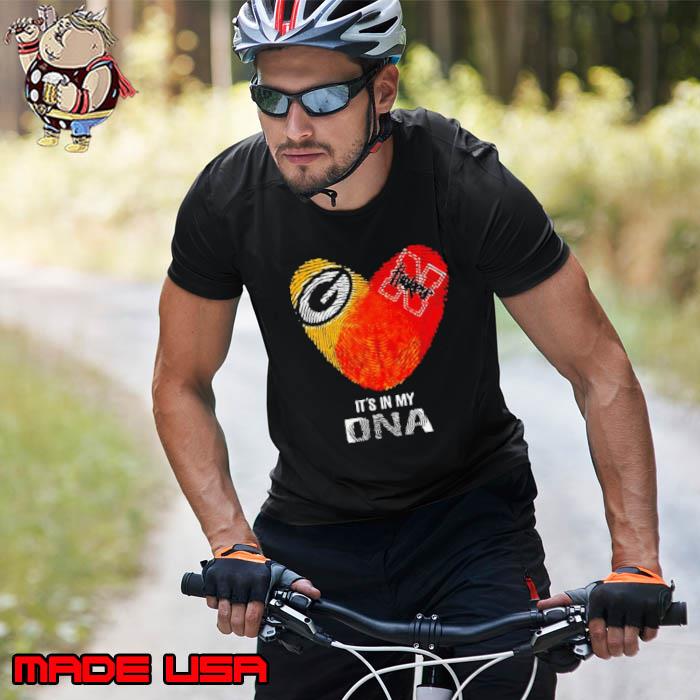Green Bay Packers And Nebraska Cornhuskers Heart It’s In My Dna 2023 Shirt Unisex