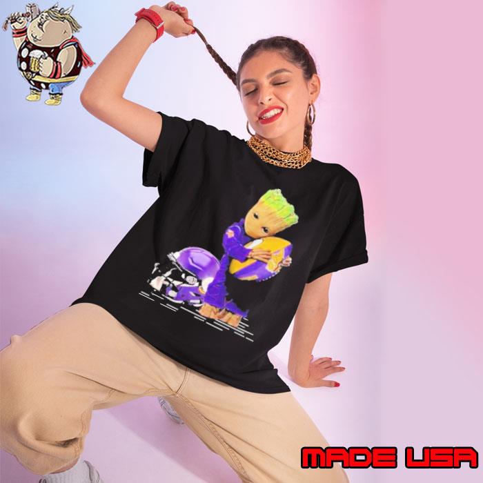 Groot Minnesota Vikings team player s Ladies tee