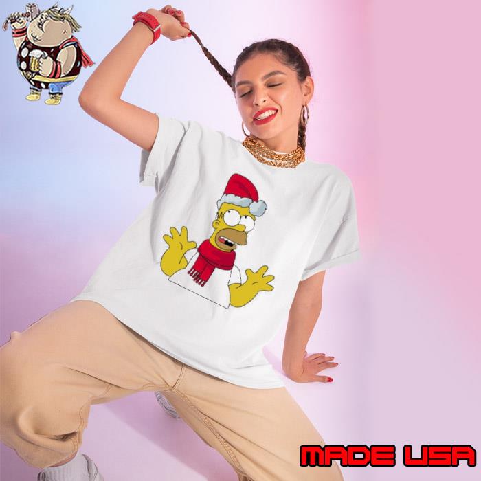 Homer Simpson Christmas Cartoon Shirt