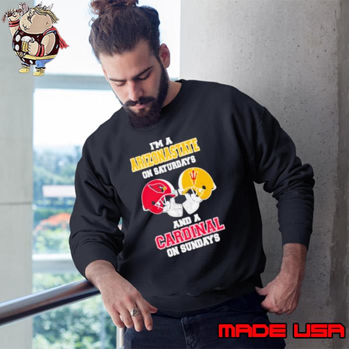 I’m A Arizona State On Saturdays And A Cardinals On Sundays Helmet 2023 Shirt