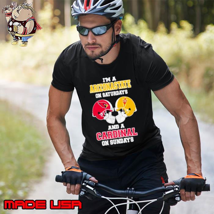 I’m A Arizona State On Saturdays And A Cardinals On Sundays Helmet 2023 Shirt Unisex