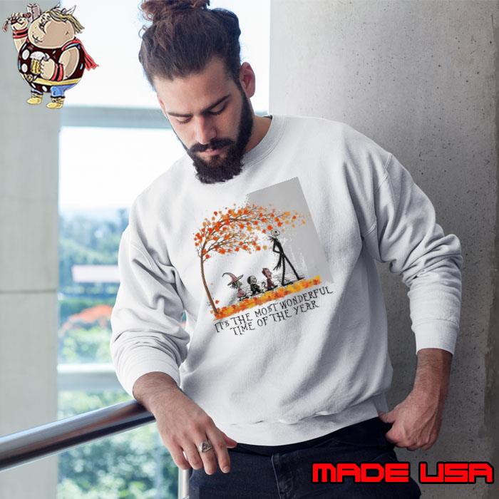 It’s the most wonderful time of year Autumn Jack Skellington Thanksgiving s Sweatshirt