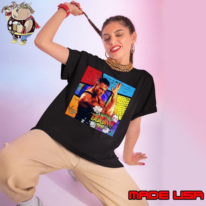 Jean Claude Van Damme Boom Shirt Ladies tee