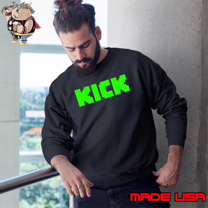 Kick green logo shirt