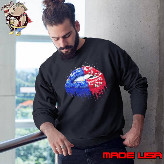 Lips Kansas City Royals And Kansas City Chiefs s Sweatshirt