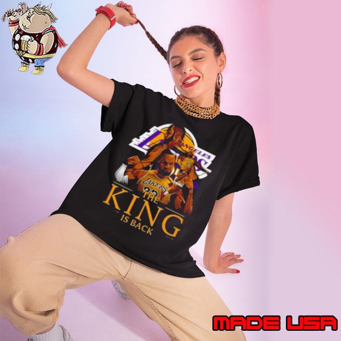 Los Angeles Lakers Lebron James The King Is Back shirt
